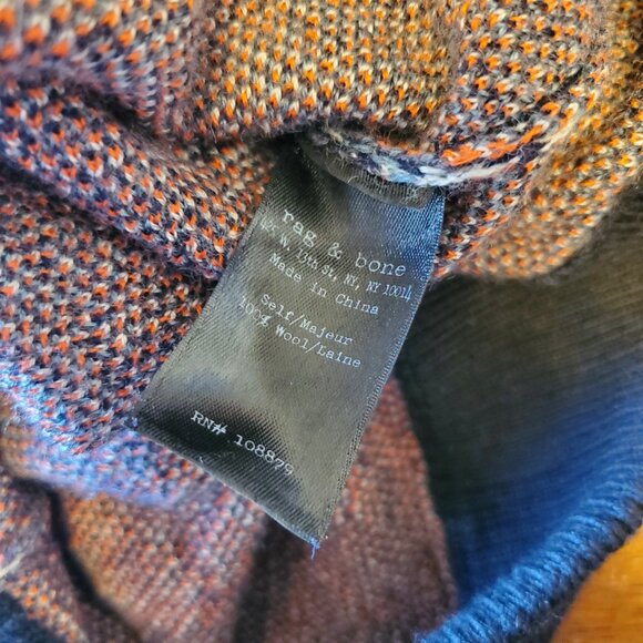 Rag & Bone Mariah Wool Houndstooth Sweater Dress - Picture 5 of 6